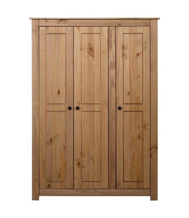 Kledingkast 3 deuren Panama Range 118x50x171,5 cm grenenhout