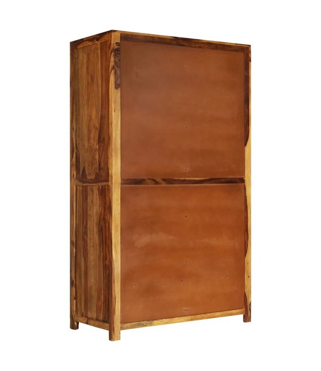 Kledingkast 110x55x190 cm massief sheeshamhout