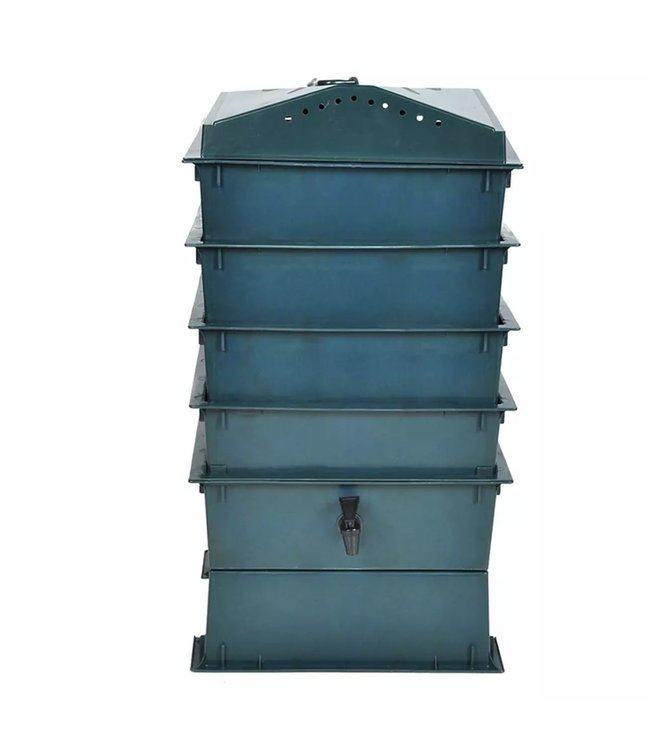 Wormenbak 4-laags 42x42x60 cm