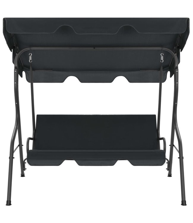 Schommelbank voor buiten 170x110x153 cm antraciet