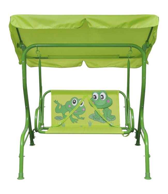 Kinderschommelstoel groen