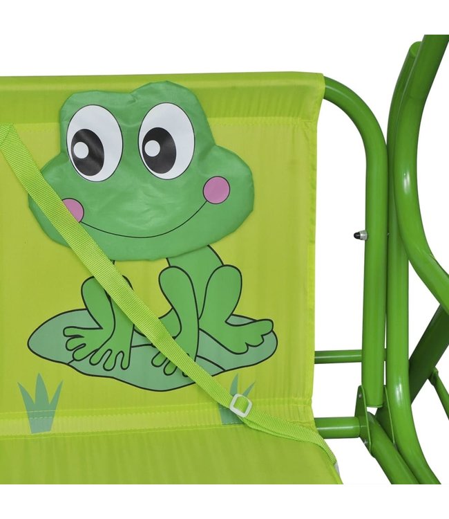Kinderschommelstoel groen