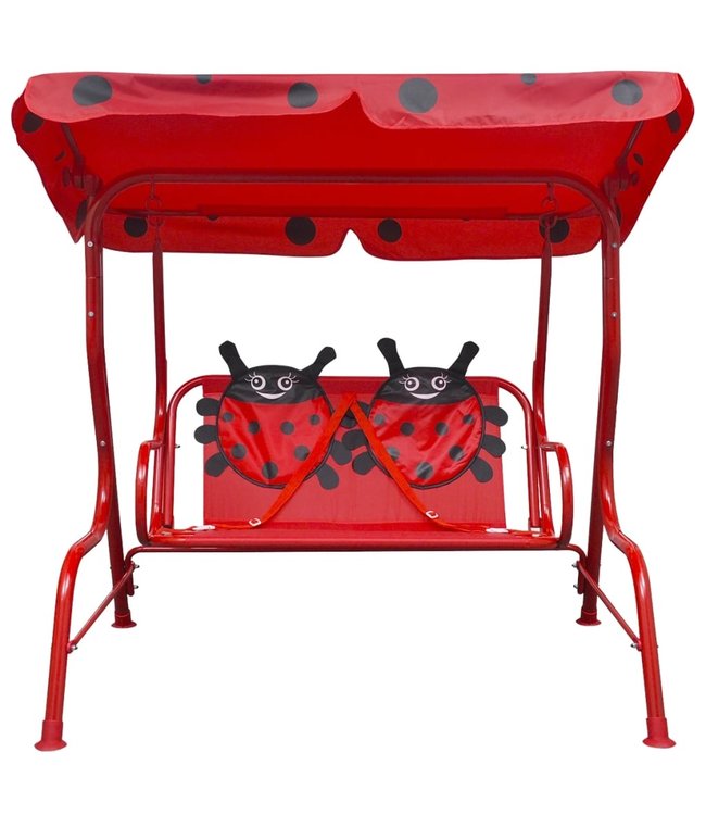 Kinderschommelstoel rood
