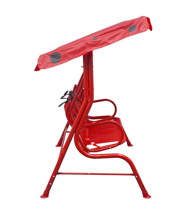 Kinderschommelstoel rood