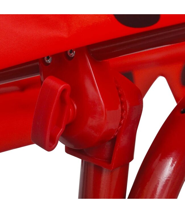 Kinderschommelstoel rood