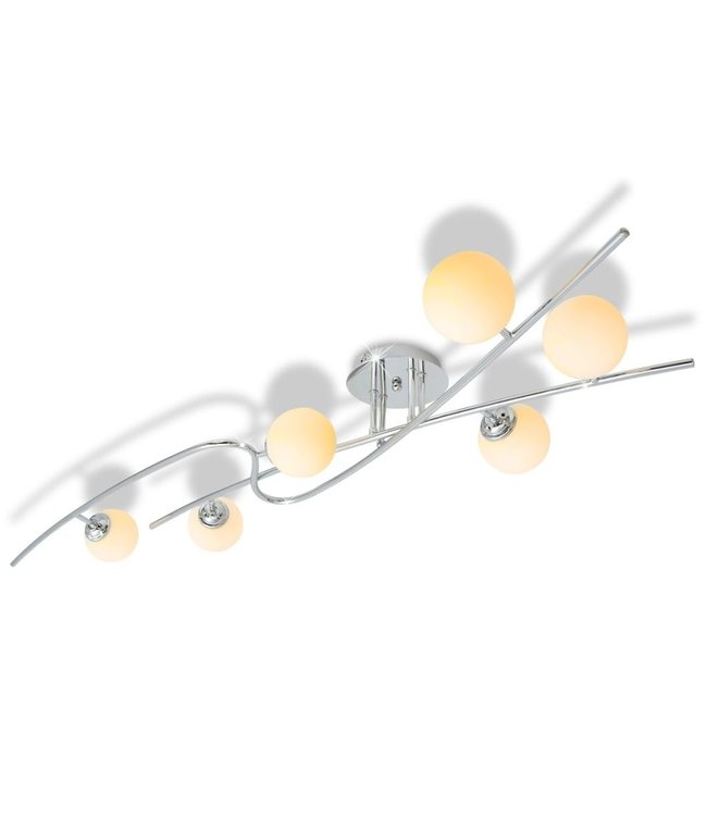 Plafondlamp voor 6 G9 gloeilampen 240 W