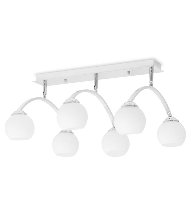 Plafondlamp met 6 LED-lampen G9 240 W