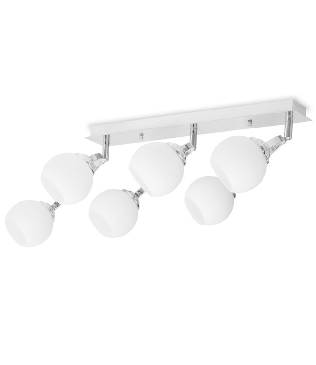 Plafondlamp met 6 LED-lampen G9 240 W