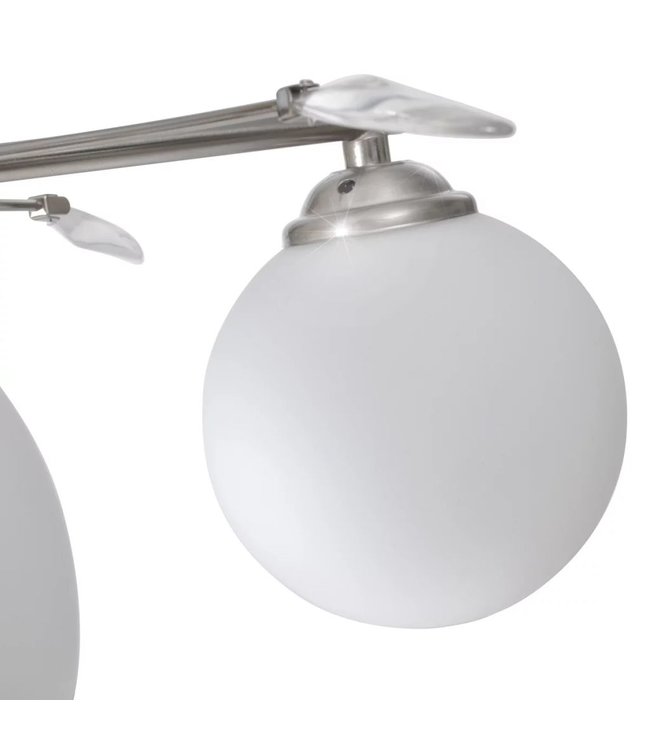 Lamp met kristallen bladeren van acryl voor 4x G9