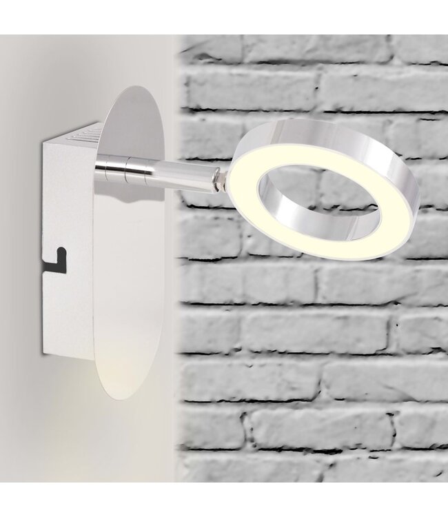 LED-wandlamp met 1 lamp warm wit