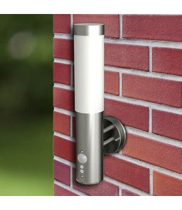 Buitenlamp RVS Savona met sensor (2 stuks)