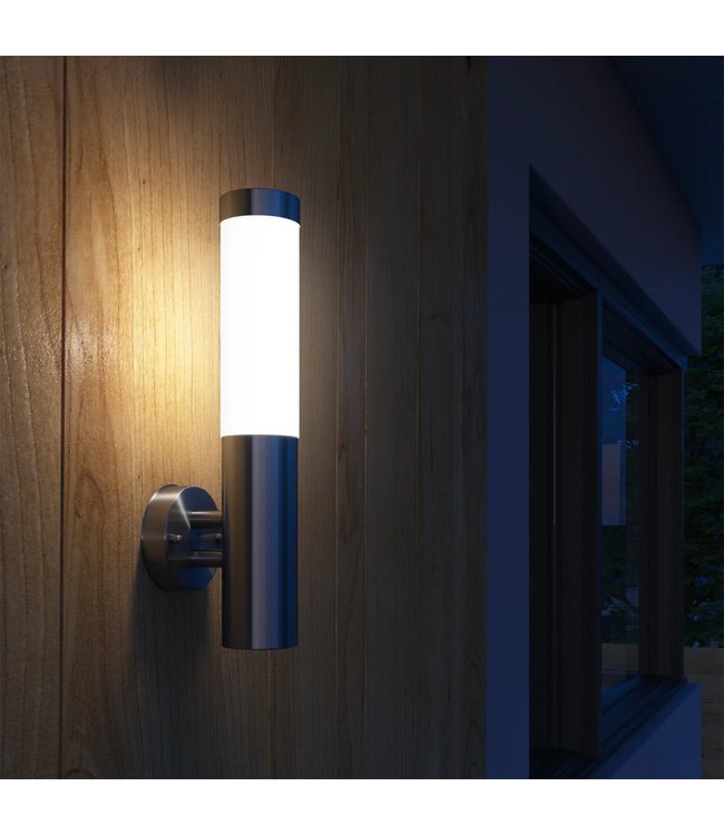 Buitenlamp RVS Savona (2 stuks)