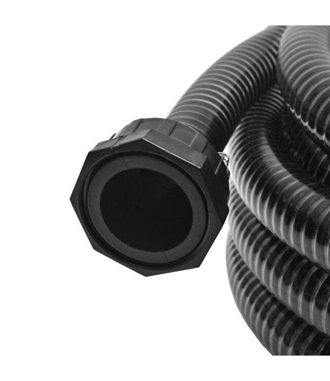 Zuigslang met koppelingen 7 m 22 mm zwart