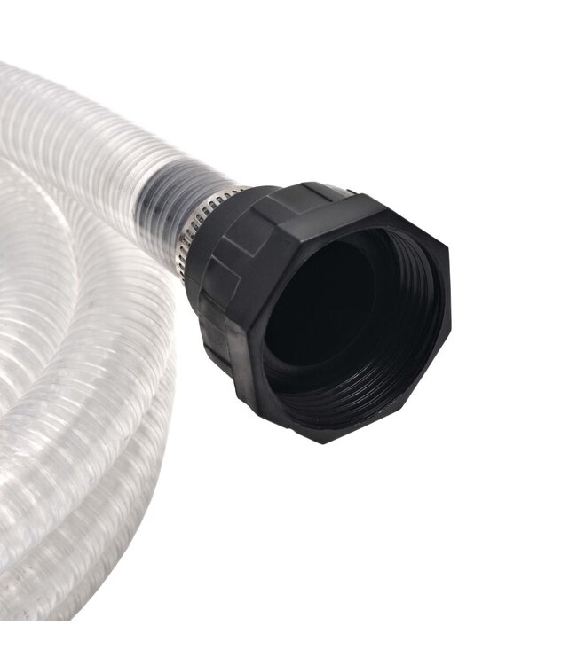 Zuigslang met koppelingen 10 m 22 mm wit