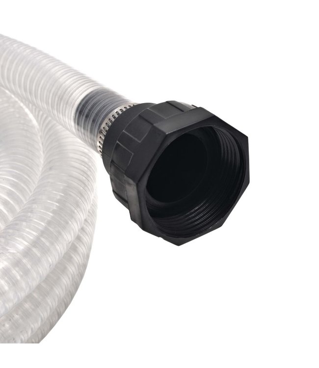 Zuigslang met koppelingen 7 m 22 mm wit
