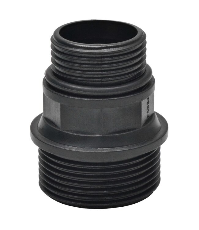 Zuigslang met koppelingen 4 m 22 mm wit