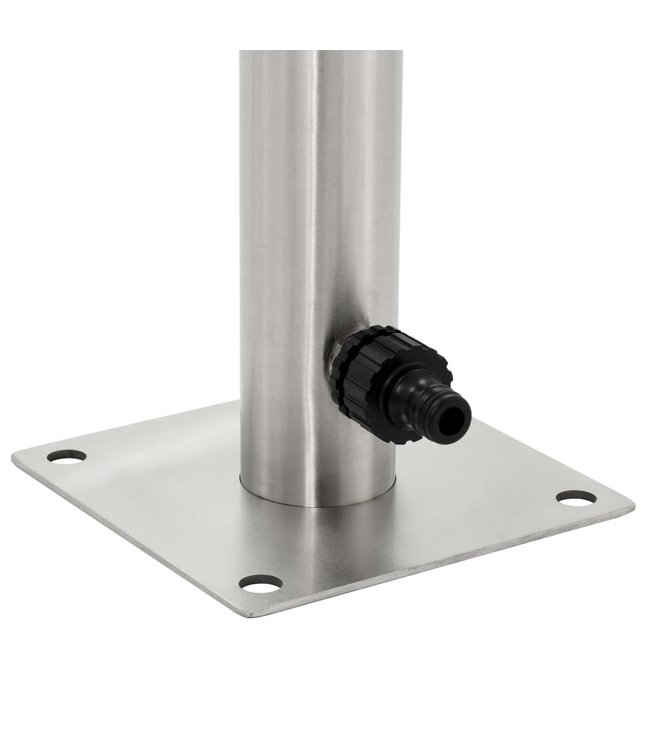 Tuinwaterkolom rond 65 cm roestvrij staal