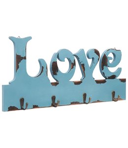 Wandkapstok LOVE 50x23 cm