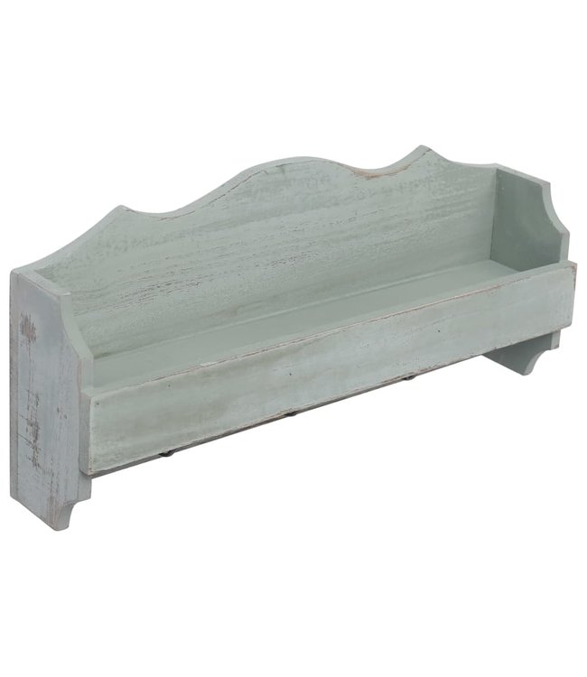 Wandkapstok 50x10x23 cm hout groen