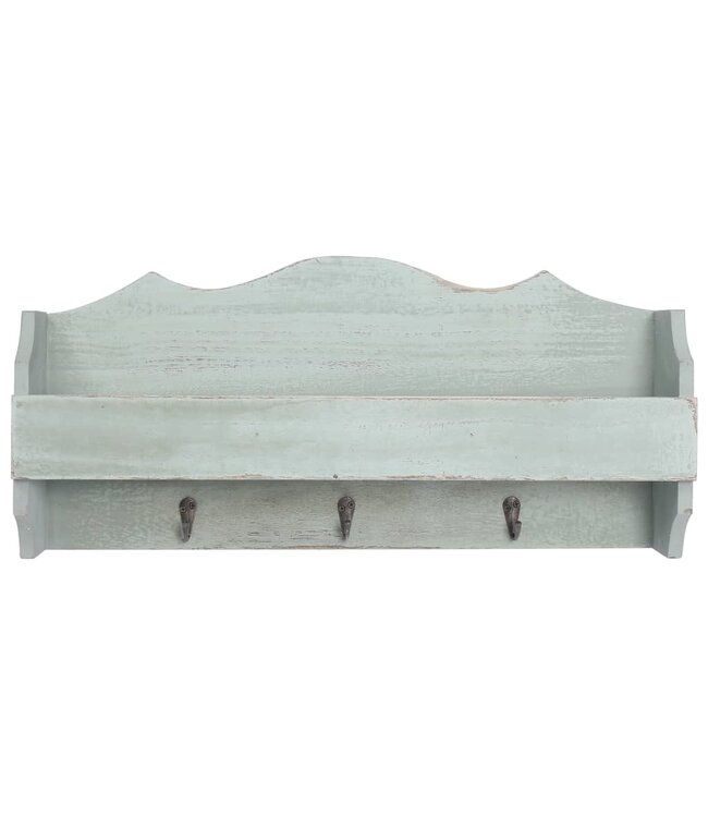 Wandkapstok 50x10x23 cm hout groen