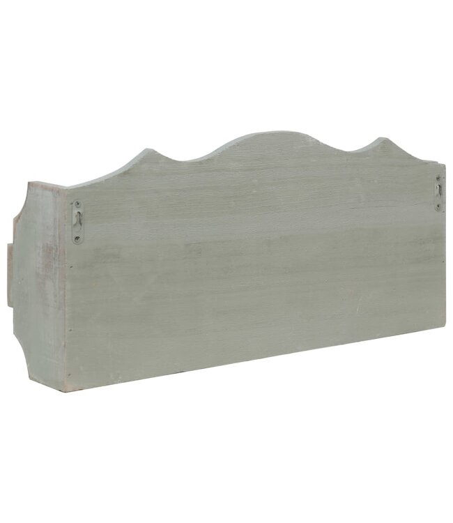 Wandkapstok 50x10x23 cm hout groen