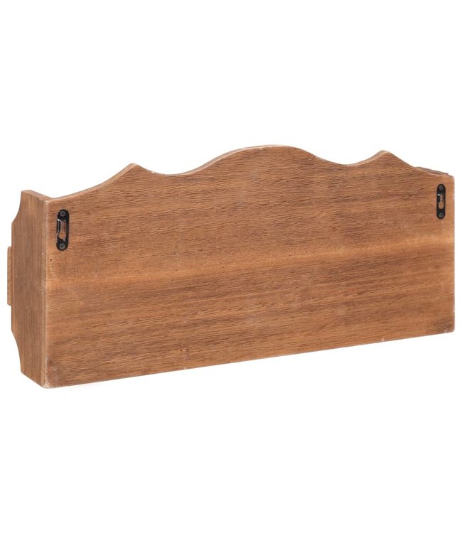 Wandkapstok 50x10x23 cm hout bruin