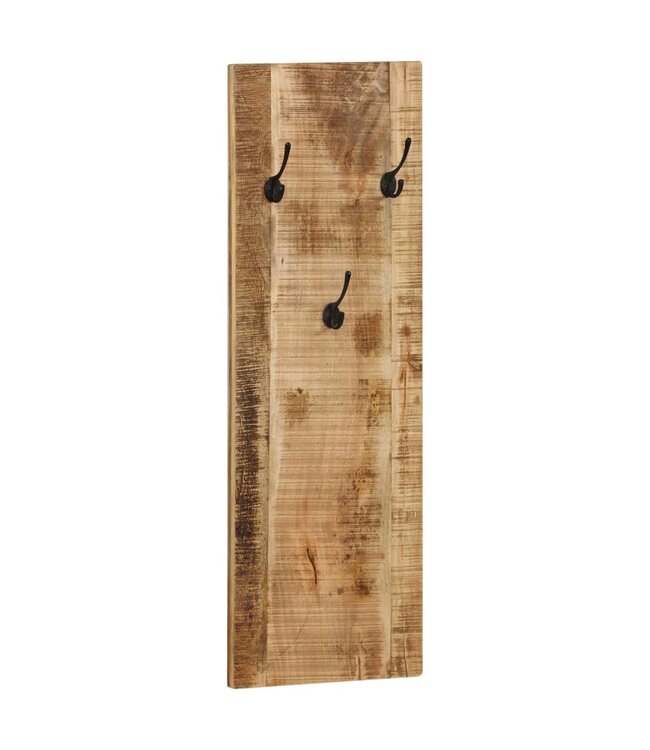 Wandkapstokken 2 st 36x110x3 cm massief mangohout