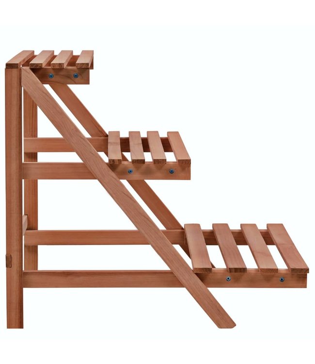 Plantenstandaard 3-laags 48x45x40 cm cederhout