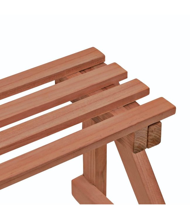 Plantenstandaard 3-laags 48x45x40 cm cederhout