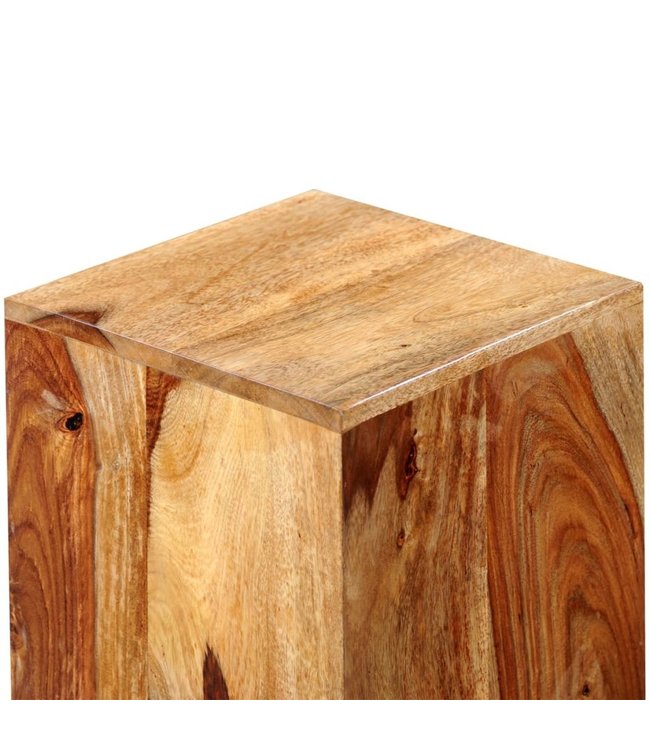 3-delige Plantenstandaardenset massief sheeshamhout bruin