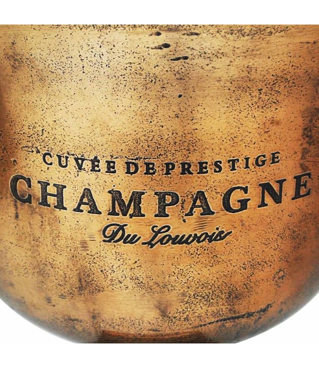 Prijzenbeker champagnekoeler koperbruin