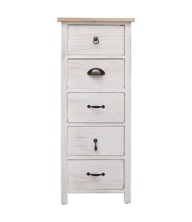 Bijzetkast 35x25x87 cm paulowniahout