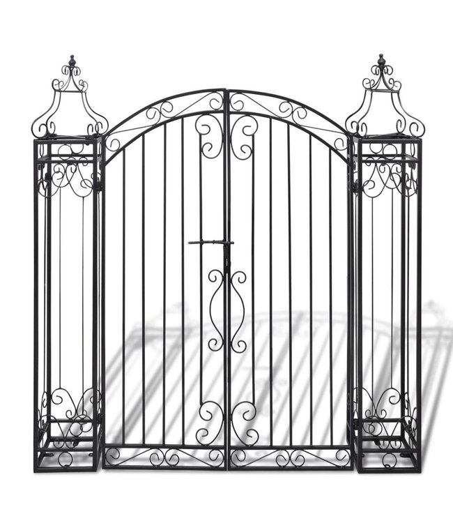 Poort decoratief 112x20,5x134 cm smeedijzer