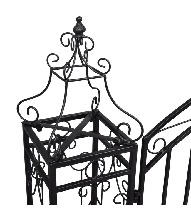 Poort decoratief 112x20,5x134 cm smeedijzer