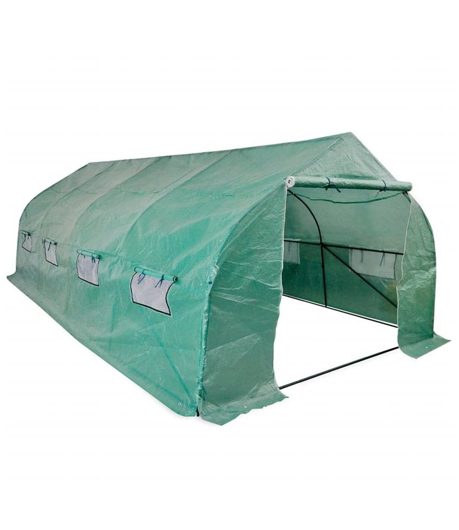 Tuinkas walk-in draagbare polytunnel met stalen frame 18 m²