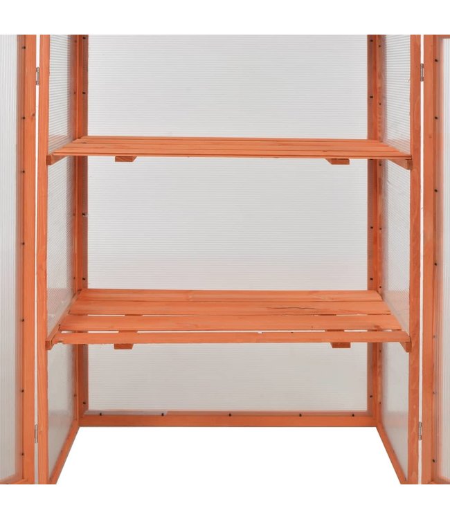 Broeikas 75x47x109 cm hout