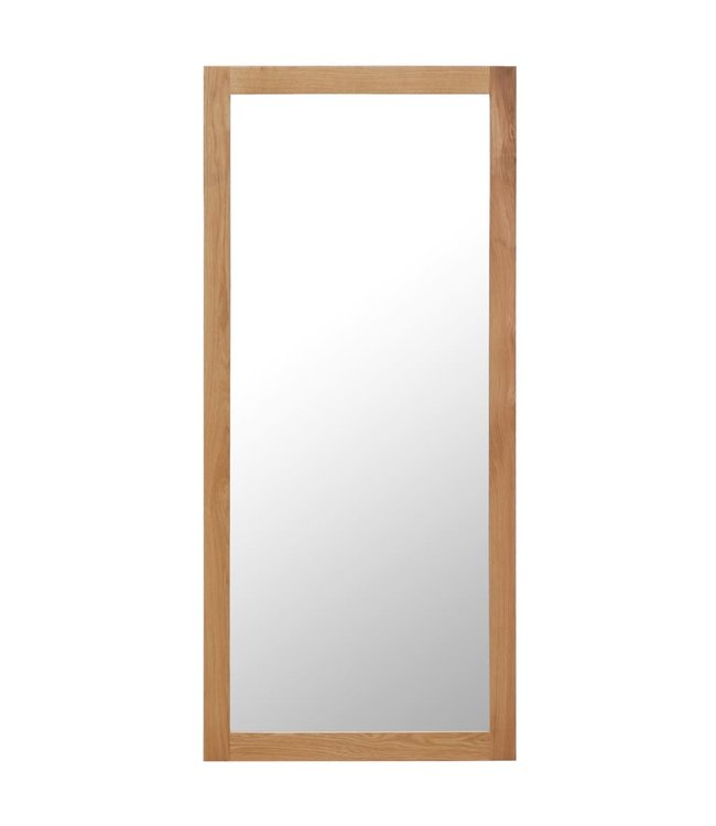 Spiegel 50x140 cm massief eikenhout
