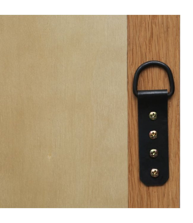 Spiegel 50x140 cm massief eikenhout