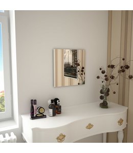 Wandspiegel vierkant 40x40 cm glas