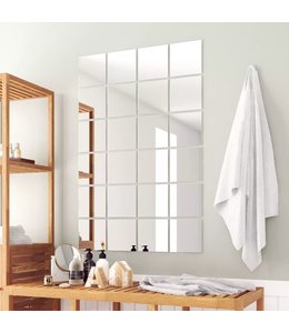 24 st Spiegeltegels vierkant glas