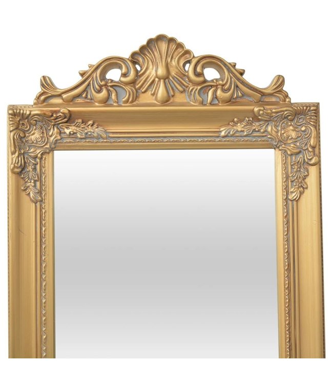 Vrijstaande spiegel Barok 160x40cm goud