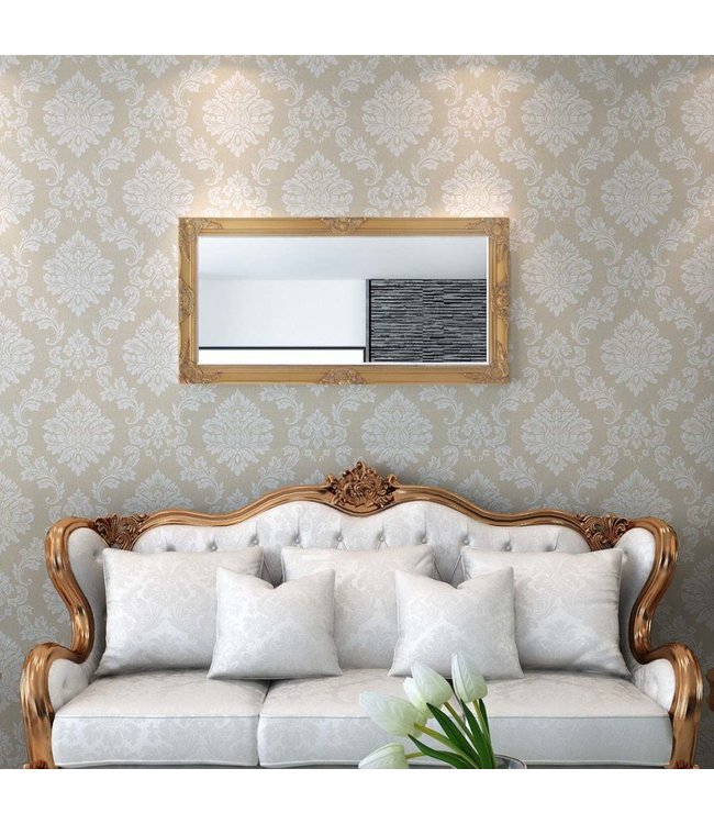 Wandspiegel Barok 120 x 60 cm goud