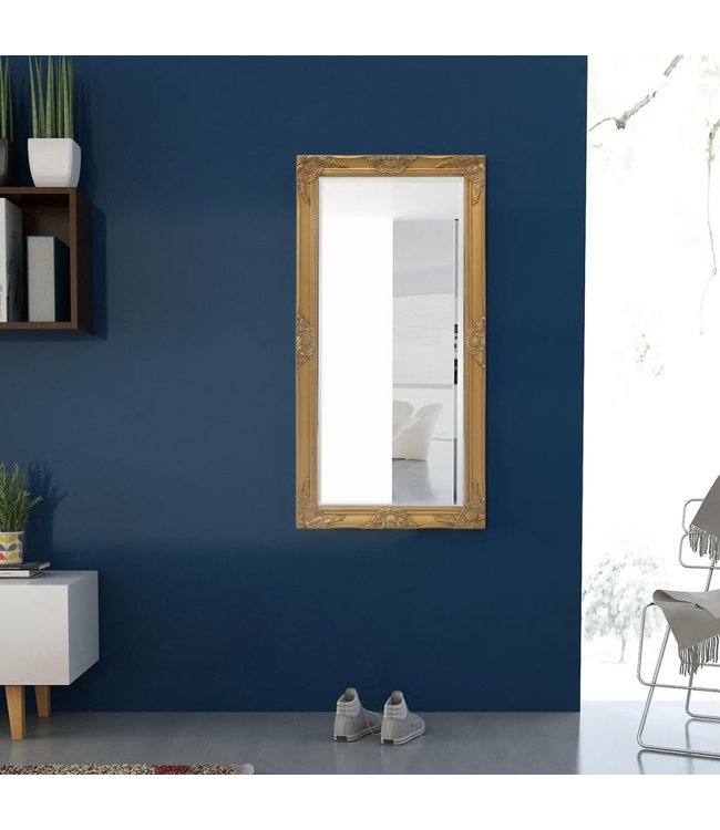 Wandspiegel Barok 120 x 60 cm goud