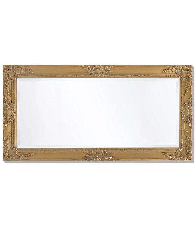 Wandspiegel Barok 100 x 50 cm goud