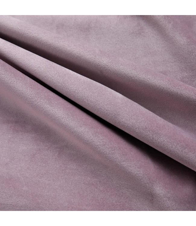 Gordijn verduisterend met ringen 290x245 cm fluweel antiekroze