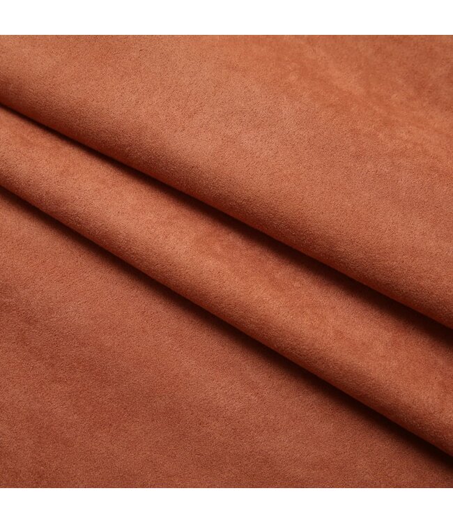 Gordijnen verduisterend met haken 2 st 140x175 cm roestkleurig