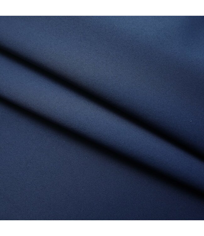 Gordijnen verduisterend met haken 2 st 140x175 cm blauw