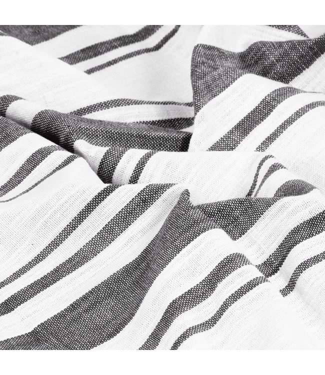 Gordijnen met metalen ringen 2 st 140x225 cm katoen antraciet