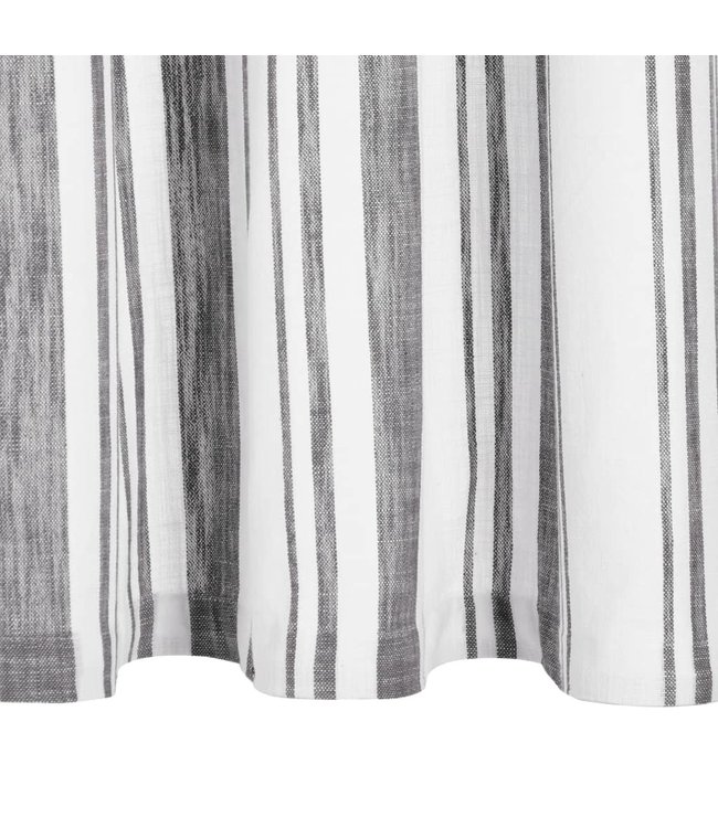 Gordijnen met metalen ringen 2 st 140x225 cm katoen antraciet