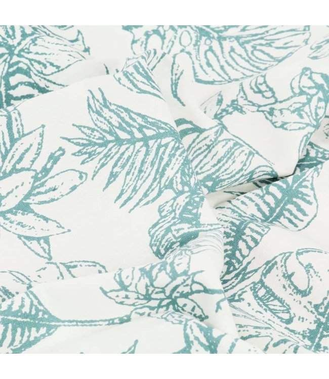 Gordijnen met metalen ringen 2 st 140x245 cm katoen groen